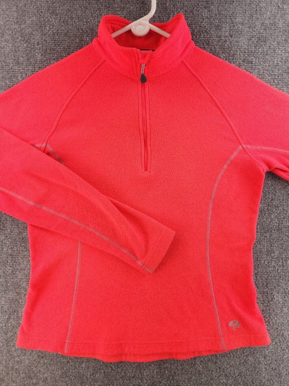 Mountain Hardwear Long Sleeve 1/2 Zip Jacket Pink Pullover Woman Medium Fleece